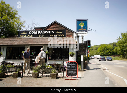 Les Boussoles Inn Surrey England UK Gomshall Banque D'Images