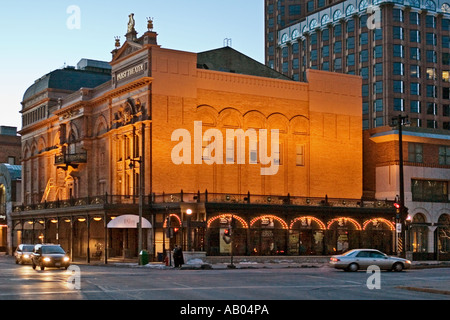 Pabst Theatre dans le centre-ville de Milwaukee Banque D'Images