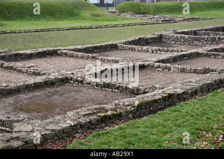 Amphithéâtre romain de casernes Caerleon Newport South East Wales Banque D'Images