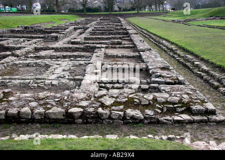 Amphithéâtre romain de casernes Caerleon Newport South East Wales Banque D'Images