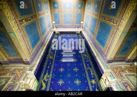 Piscine Piscine Romaine à Hearst Castle à San Simeon en Californie, où de nombreuses célébrités nager Banque D'Images