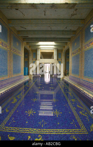 Piscine Piscine Romaine à Hearst Castle à San Simeon en Californie, où de nombreuses célébrités nager Banque D'Images