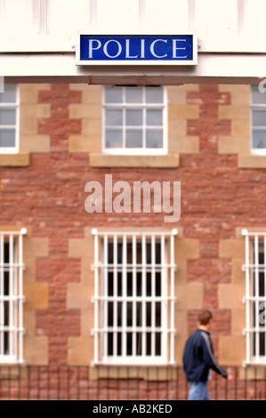 L'ENTRÉE DE LA PRISON DE LITTLEDEAN MAINTENANT UN MUSÉE À Crime et châtiment PRÈS DE CINDERFORD FORÊT DE DEAN GLOUCESTERSHIRE UK JUIN 2005 Banque D'Images