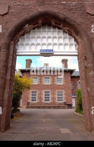 L'ENTRÉE DE LA PRISON DE LITTLEDEAN MAINTENANT UN MUSÉE À Crime et châtiment PRÈS DE CINDERFORD FORÊT DE DEAN GLOUCESTERSHIRE UK JUIN 2005 Banque D'Images