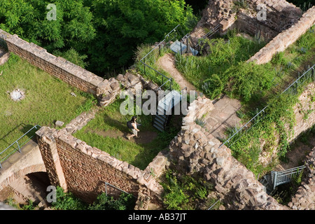 Burg Château Drachenfels près de Busenberg Dahn Rhénanie-palatinat Allemagne Juin 2007 Banque D'Images