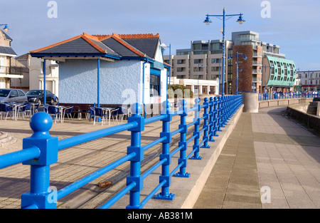 Les bâtiments de mer et en Nouvelle-Galles du Sud Royaume-uni Porthcawl Banque D'Images