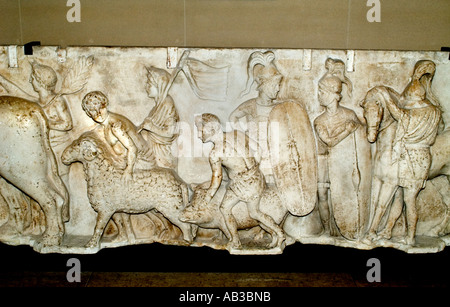 Grèce grec procession impériale Parthénon Gel 13 - 9 av. Banque D'Images