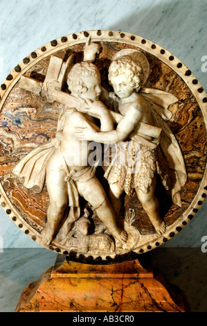 Jésus et Jean le Baptiste Enfant Gianfrancesco Rustici 14741554 Banque D'Images