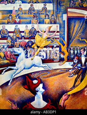 Le Cirque de Georges Seurat 1859 -1891 Français France Banque D'Images