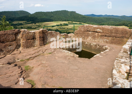 Burg Château Drachenfels près de Busenberg Dahn Rhénanie-palatinat Allemagne Juin 2007 Banque D'Images