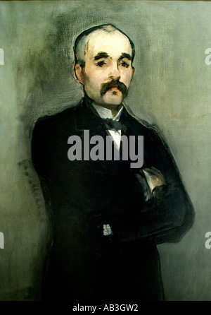 Georges Clémenceau. 1879-1880 de Édouard Manet 1832 - 1883 France Banque D'Images