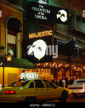 Le Fantôme de l'Opéra Broadway New York USA Banque D'Images