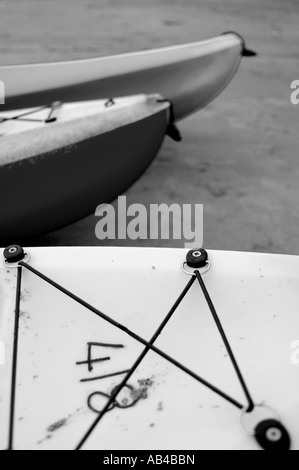 Paysage noir et blanc, Plage de Shanklin, Shanklin, Île de Wight, Angleterre, Royaume-Uni, GB. Banque D'Images