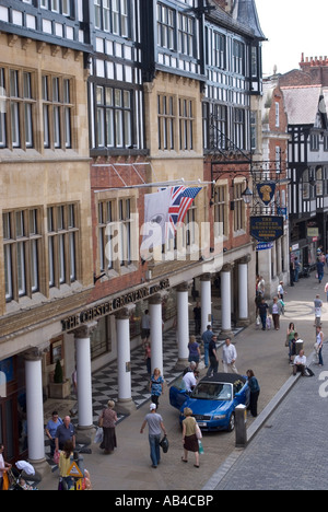 Grosvenor Hotel and Spa situé sur Eastgate dans la ville historique de Chester le centre administratif du comté de Cheshire Banque D'Images