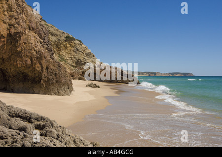 Ouest de l'Algarve, Praia da Figueira, près de Salema Banque D'Images