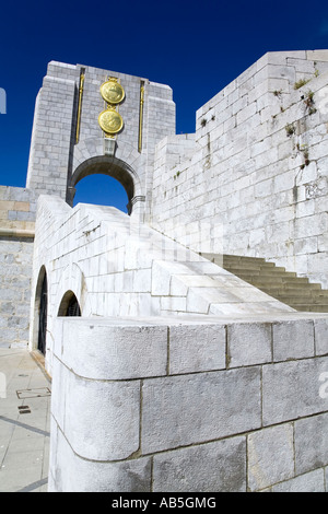 Les forces armées américaines world war 2 gate commémorative à Gibraltar Banque D'Images