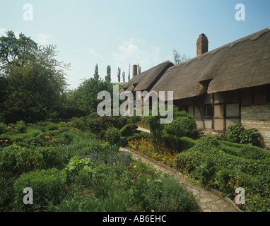 Ann Hathaways cottage à Shottery juste en dehors de Stratford sur Avon Warwickshire Banque D'Images