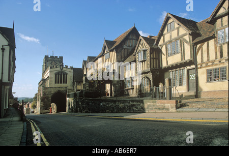 Seigneur Leycesters Hôpital dans le centre de Warwick fonctionne toujours comme un hospice pour personnes âgées ou handicapés frères Banque D'Images