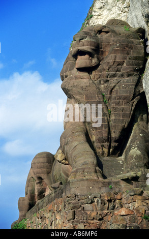 Lion de Belfort - Territoire de Belfort - France - Banque D'Images