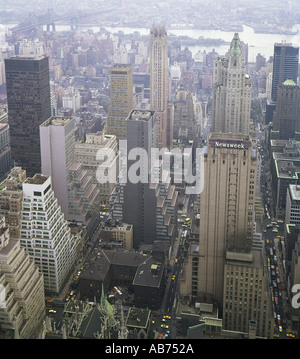 New York City aerial Banque D'Images