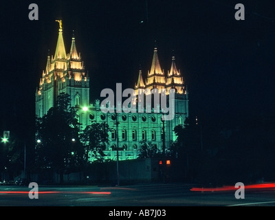 Siège de l'église des Mormons, Salt Lake City Banque D'Images