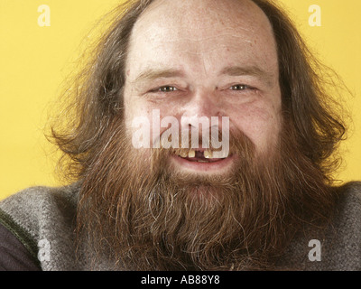 homme à barbe Banque D'Images