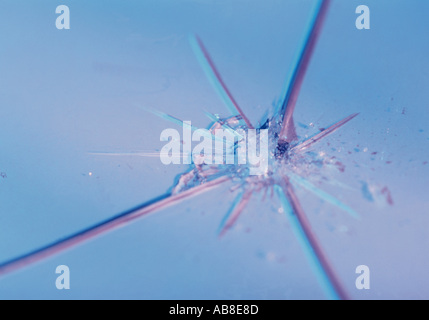 Verre cassé Banque D'Images