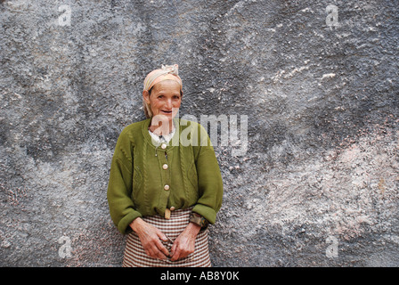 Portrait paysannes Bhalil Maroc Banque D'Images