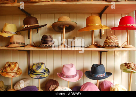 Hat shop Columbia Road London UK Banque D'Images