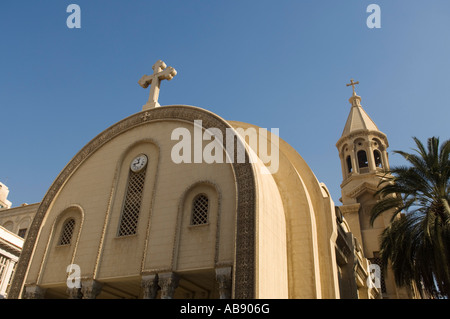 La cathédrale Copte Orthodoxe dédiée à Saint Marc, Alexandria, Egypte Banque D'Images