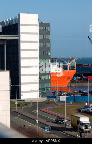 Ocean Point un bâtiment dans le Port de Leith Banque D'Images