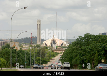 La cathédrale anglicane Nigeria Abuja Banque D'Images