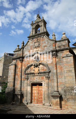 Espagne Castilla Leon Puebla de Sanabria Nuestra Senora del Azogue church Banque D'Images