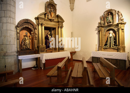 Espagne Castilla Leon Puebla de Sanabria Nuestra Senora del Azogue church Banque D'Images