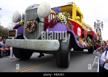 Le 116e tournoi de Roses Rose Parade 91e Rose Bowl Game Banque D'Images