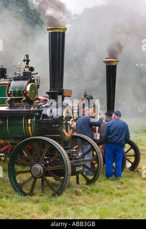 Moteur à vapeur d'époque Rally, Ecosse UK Banque D'Images