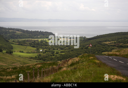 Vue sur la baie de Brodick, Arran, côte ouest de l'Ecosse, Royaume-Uni Banque D'Images