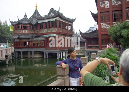 Les salons de thé de Shanghai Banque D'Images