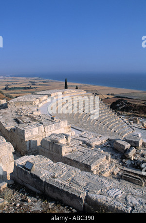 Amphithéâtre romain, Kourion, Limassol, Chypre Grec Banque D'Images