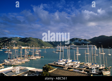 Road Town, Tortola, British Virgin Islands, Caribbean Banque D'Images