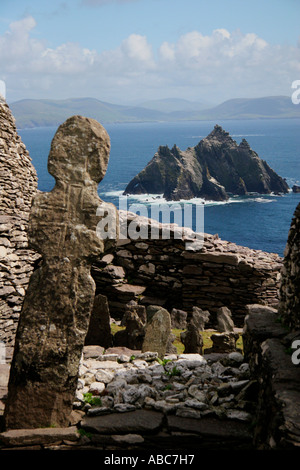 Site : Saint Skellig Michael / Irlande Banque D'Images