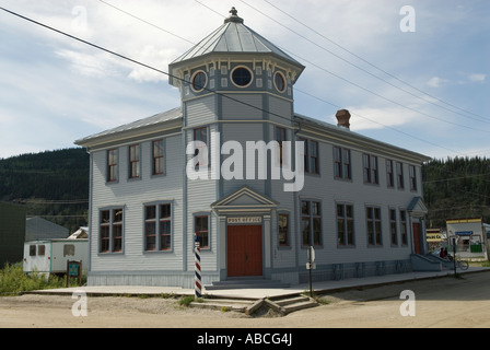 Bureau de poste historique de Dawson City Yukon Canada Banque D'Images