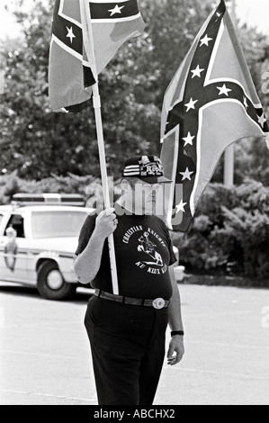 ROCK HILL EN CAROLINE DU SUD membre du Ku Klux Klan Banque D'Images