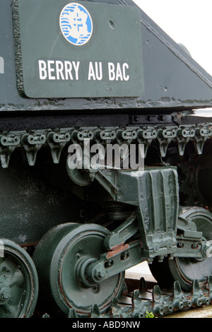 Arromanches Normany France T55 tank de guerre Banque D'Images