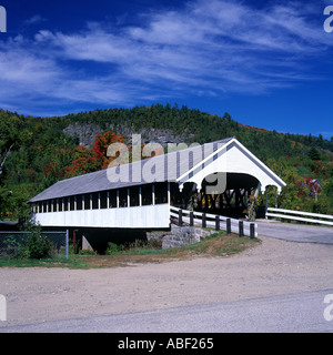 Pont couvert de Stark New Hampshire USA Banque D'Images