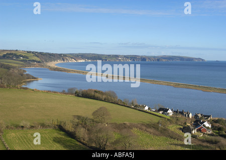 Lieu non identifié Ley National Nature Reserve et le lac South Devon, Angleterre Banque D'Images