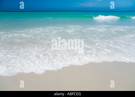 Plage de sable blanc parfaite Banque D'Images