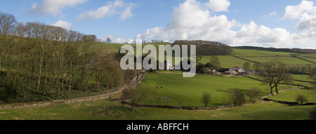 Alsop en le Dale près de Ashbourne, parc national de Peak District, Derbyshire, Angleterre Banque D'Images