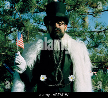À l'investiture de la barbe et moustache 2003 World Championship tenue à Carson City, États-Unis Banque D'Images