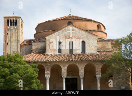 11e siècle Église de Santa Fosca Torcello Italie Banque D'Images